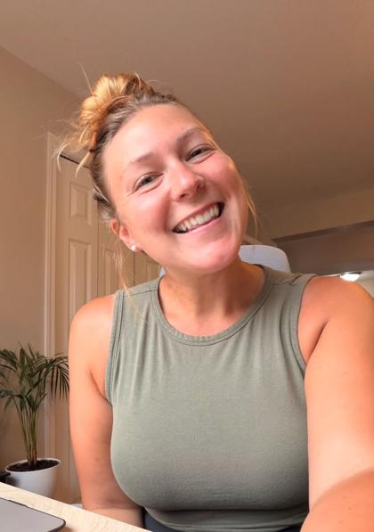 Debrah smiling